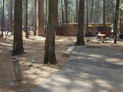 Upper Pines Campground—Yosemite Valley—Site 144