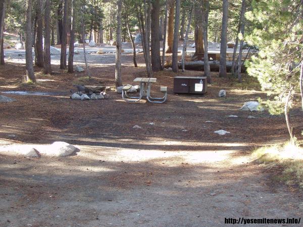 Tuoulumne Meadows Campground site a7