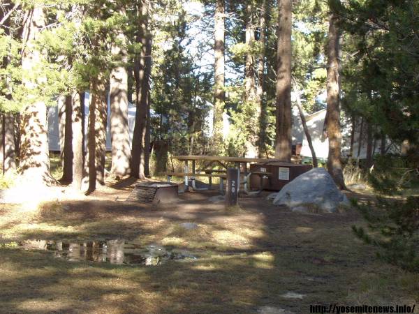 Tuoulumne Meadows Campground site b20