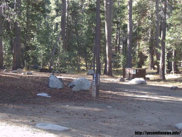 Tuoulumne Meadows Campground site b23