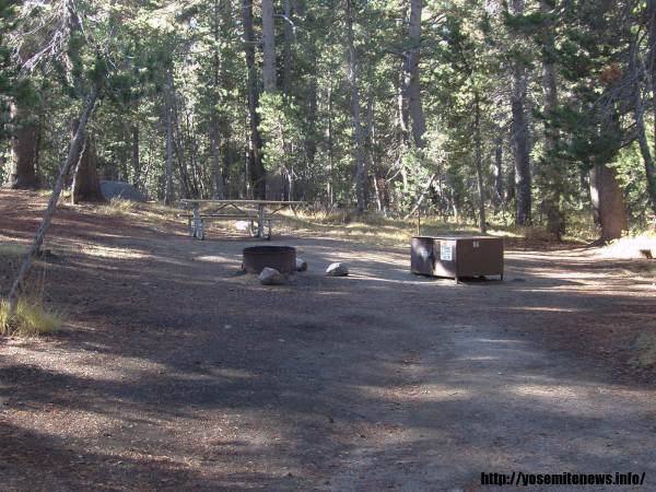 Tuoulumne Meadows Campground site b6
