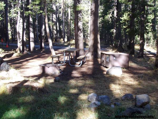 Tuoulumne Meadows Campground site b8