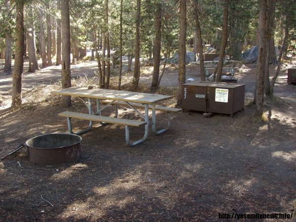 Tuoulumne Meadows Campground site c27